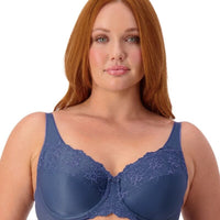 Embroidered Minimizer Wired Bra - Fawn / 12D