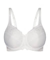 Triumph Embroidered Minimizer Bra - White Bras