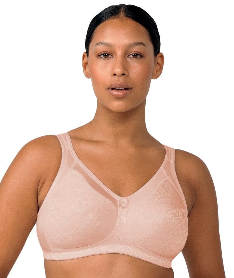 Buy Lovable Cotton Lightly Padded Non Wired Full Coverage Pink T