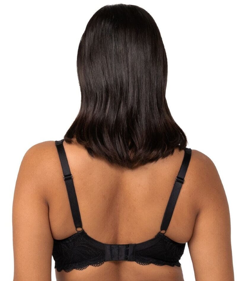 Single lace balconette black - WOMEN's Bras