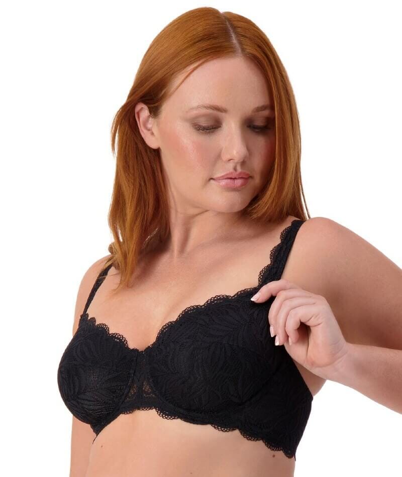Triumph Essential Lace Balconette Bra - Black Bras