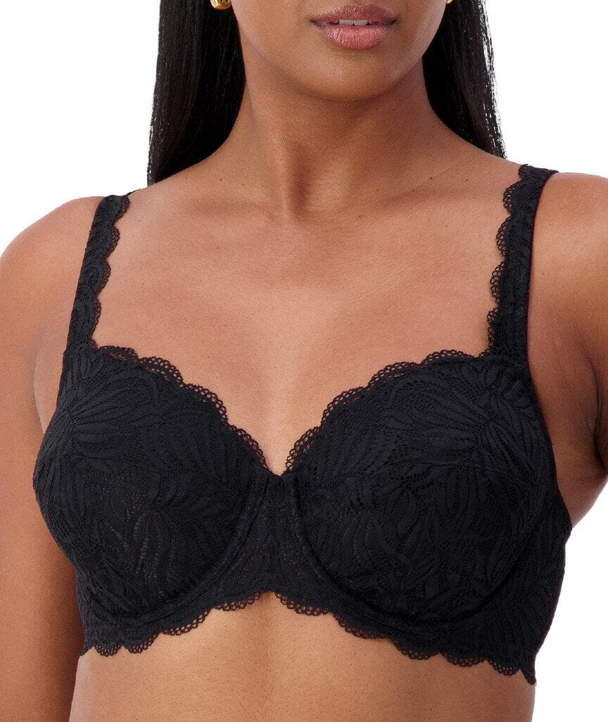 Triumph Essential Lace Balconette Bra - Black Bras