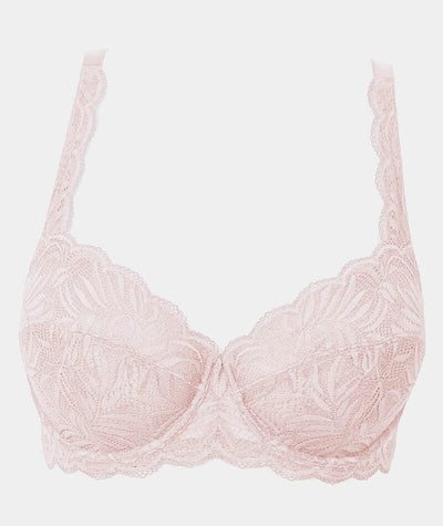 Triumph Essential Lace Balconette Bra - Nude Pink