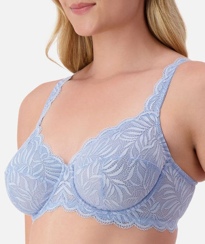 Triumph Essential Lace Balconette Bra - Wedgewood Blue