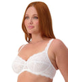 Triumph Essential Lace Balconette Bra - White Bras