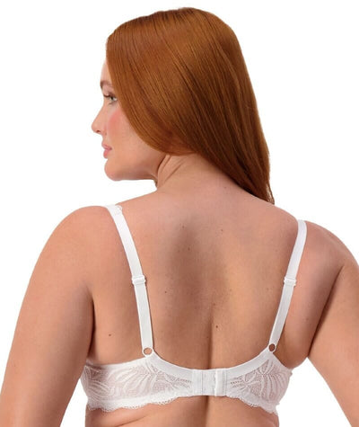 Triumph Essential Lace Balconette Bra - White Bras