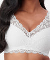 Triumph Essential Lace Wire-free Bra - White Bras