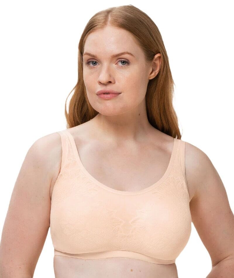 Triumph Fit Smart Padded Wire-free Bra - Light Brown - Curvy Bras