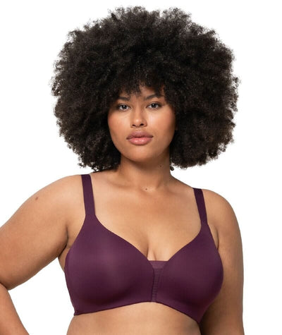 Triumph Flex Smart Padded Wire-free Bra - Aubergine Bras