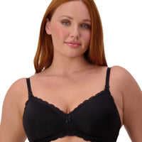 Triumph Gorgeous Mama Lace Wire-free Maternity & Nursing Bra - Black