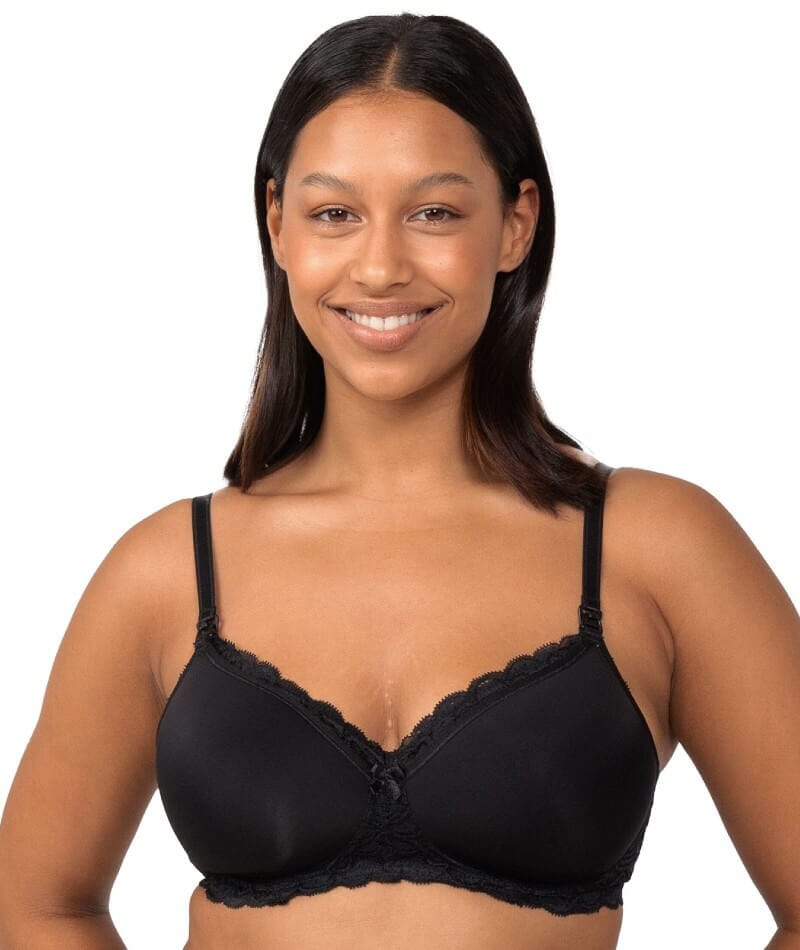Lace Non Wired Maternity Nursing Bras 2 Pack, Lingerie