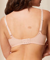 Triumph Harmony Spotlight Underwired Padded Minimizer Bra - Fig Pink Bras