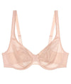 Triumph Harmony Spotlight Underwired Padded Minimizer Bra - Fig Pink Bras