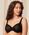 Triumph Harmony Spotlight Underwired Padded Minimizer Bra - Black Bras