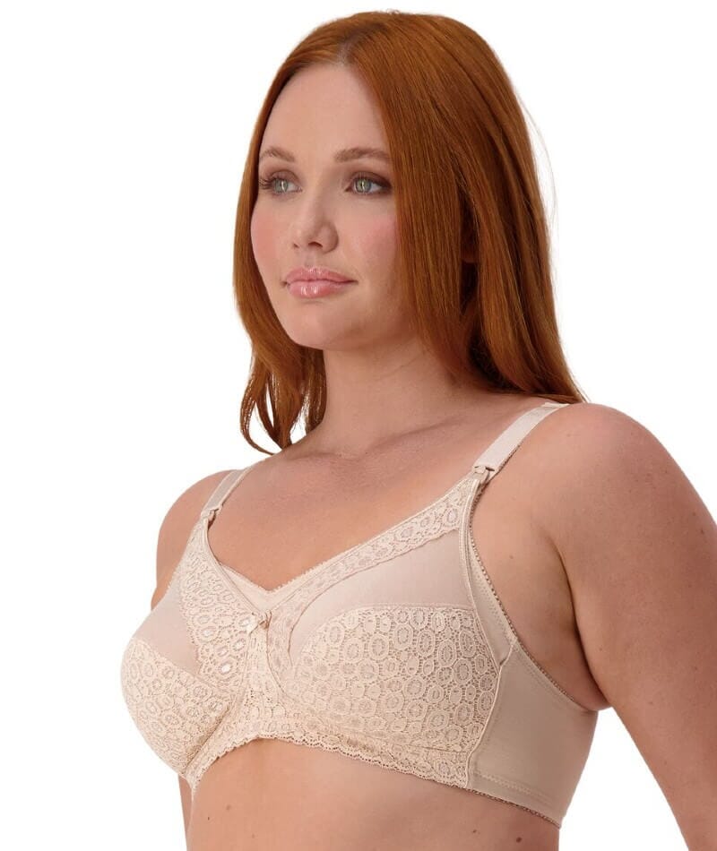 Triumph Lace Wire-free Maternity Bra - Nude Bras