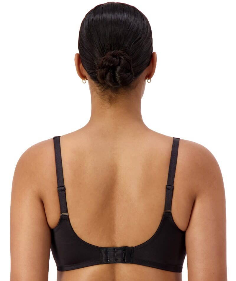 Triumph Lacy Minimiser Wire-free Bra - Black Bras 