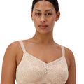 Triumph Lacy Minimiser Wire-Free Bra - New Beige