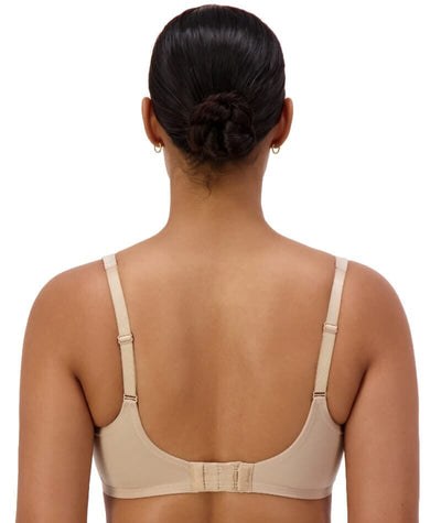 Triumph Lacy Minimiser Wire-free Bra - New Beige Bras