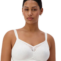 Triumph Lacy Minimiser Wire-free Bra - White