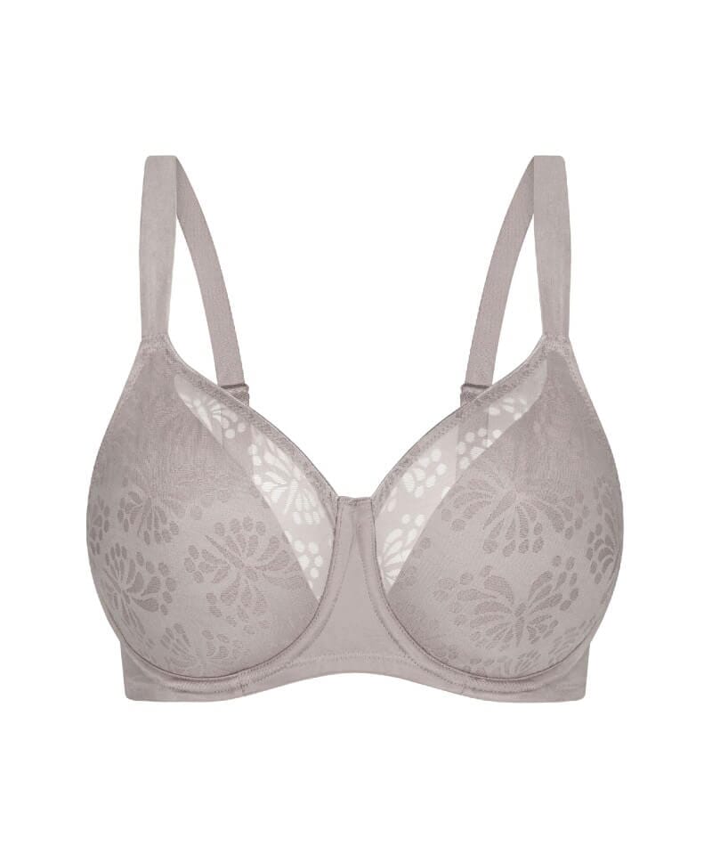 Triumph Lacy Minimizer 2 Pack Bra - Blue Sea/Rhino Grey Bras