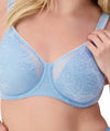 Triumph Lacy Minimizer 2 Pack Bra - Blue Sea/Rhino Grey Bras
