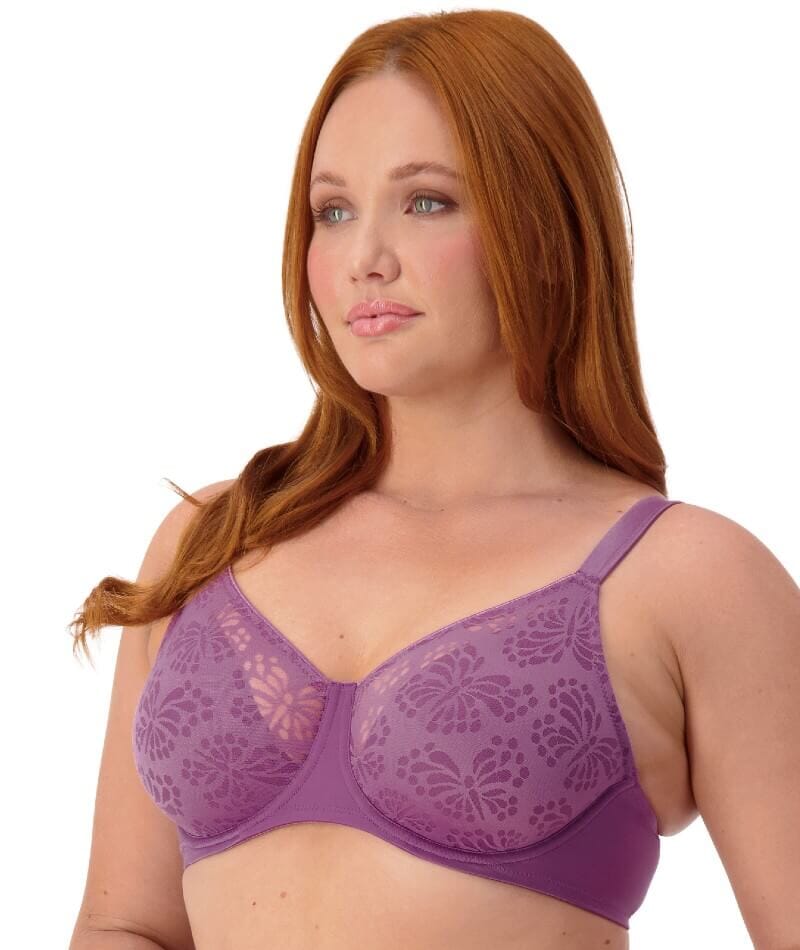 Triumph Lacy Minimizer 2 Pack Bra - Nuit/Amethyst Bras