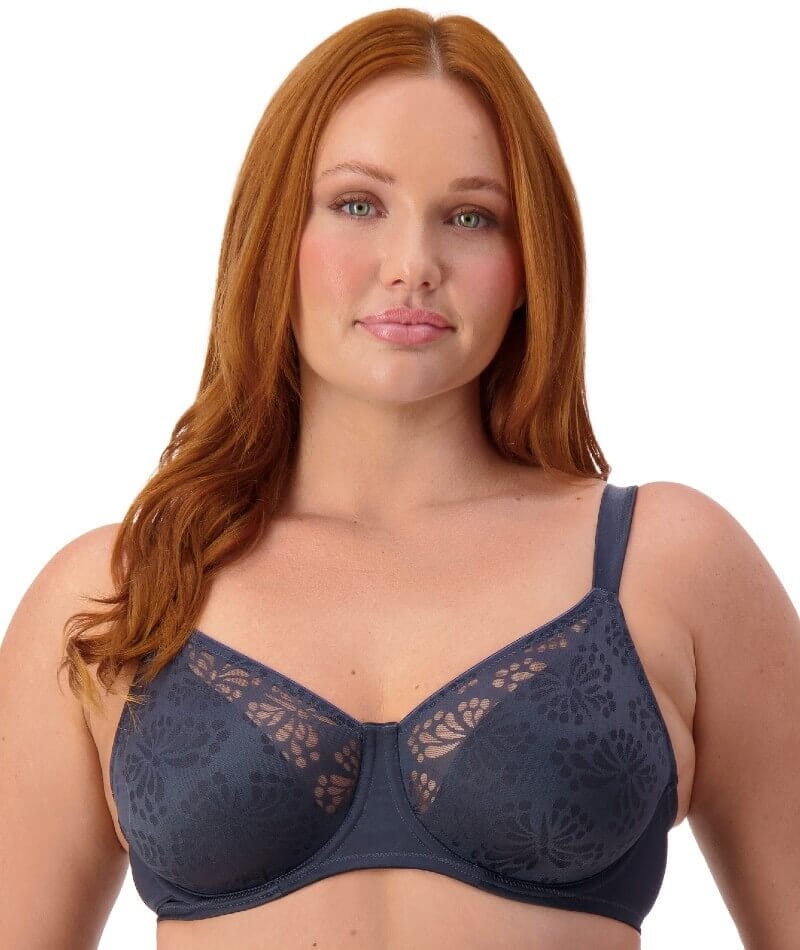 Triumph Lacy Minimizer 2 Pack Bra - Nuit/Amethyst Bras