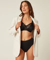 Triumph Lacy Minimizer Bra - Black Bras