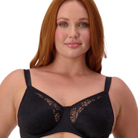 Triumph Lacy Minimizer Bra - Black