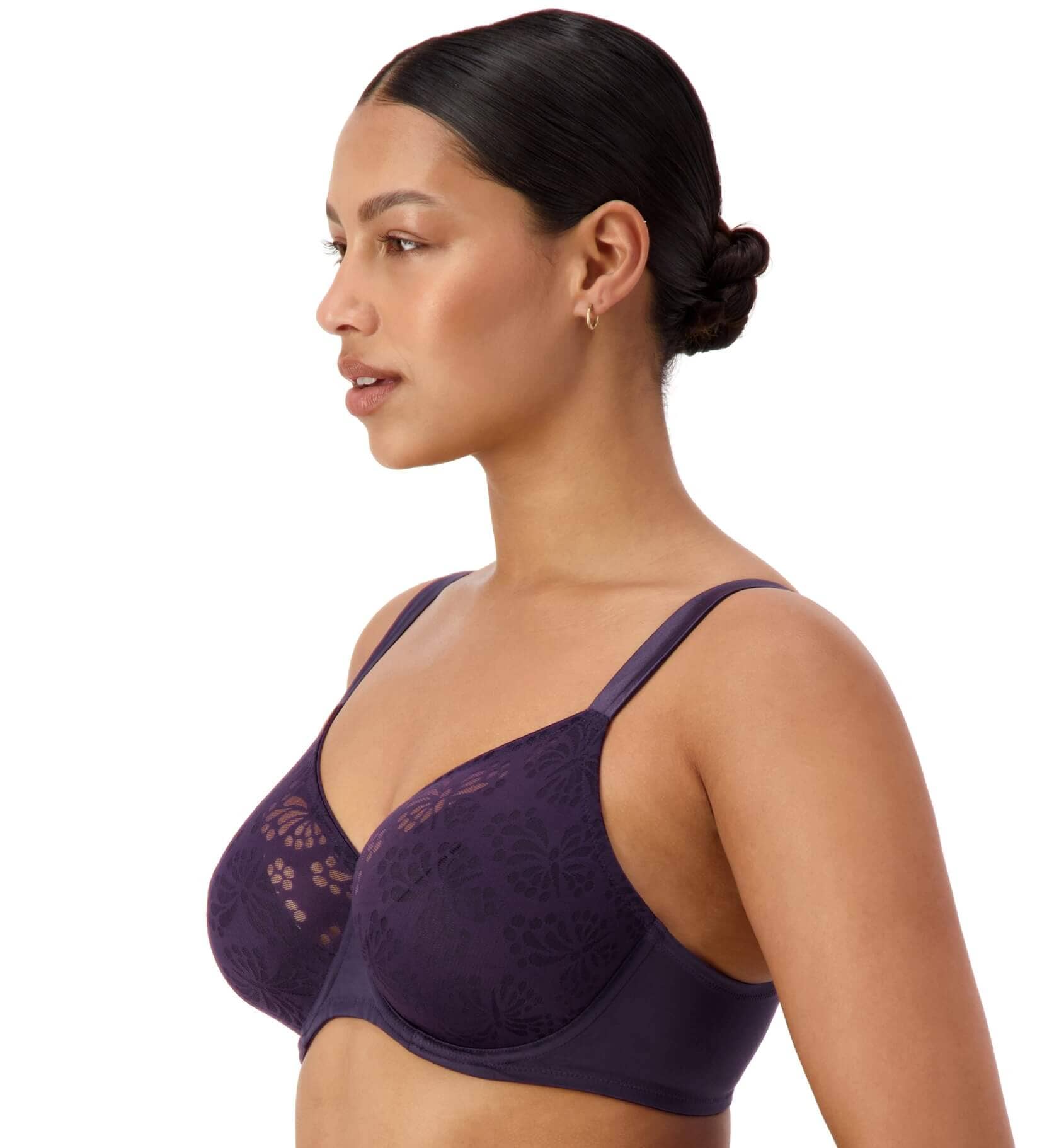 Triumph Embroidered Minimiser Bra 2 Pack - Blueberry/Baby's Cheek