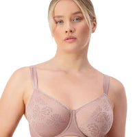 Triumph Lacy Minimiser Bra In White