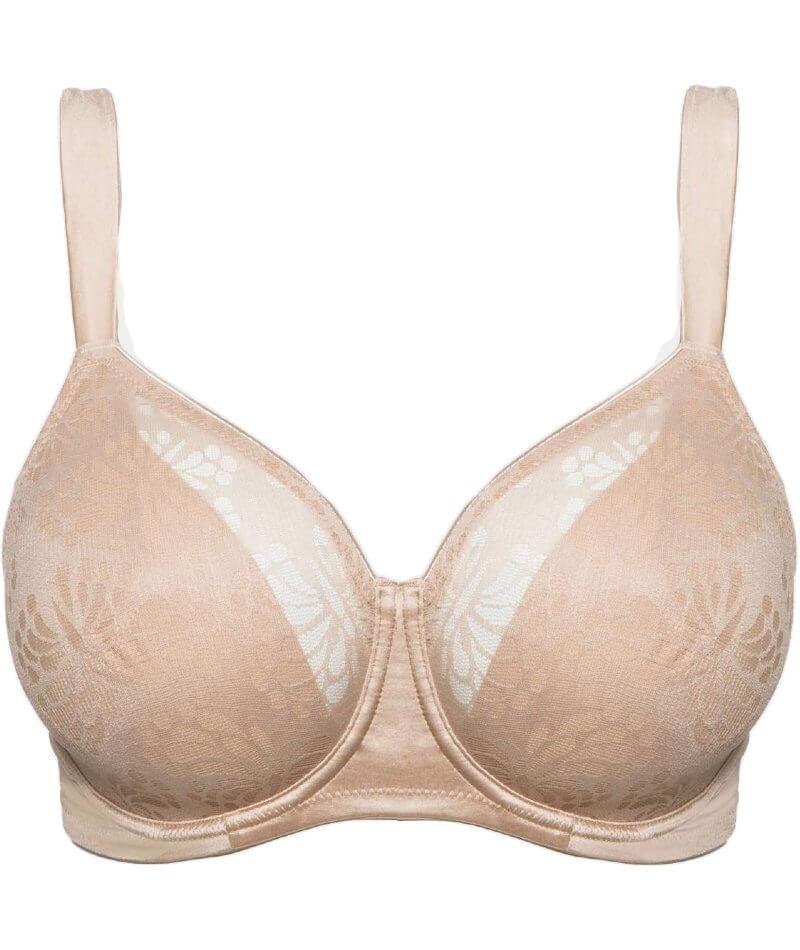 Triumph Lacy Minimizer Bra - New Beige