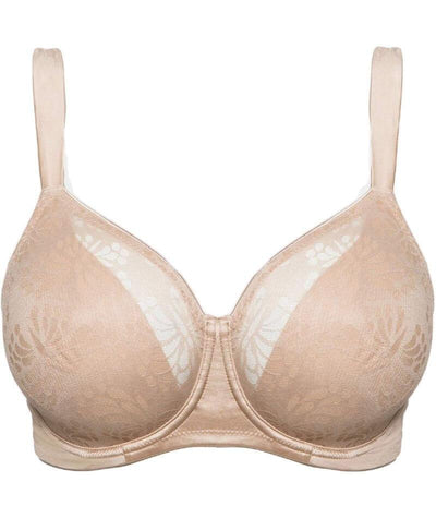 Triumph Lacy Minimizer Bra - New Beige
