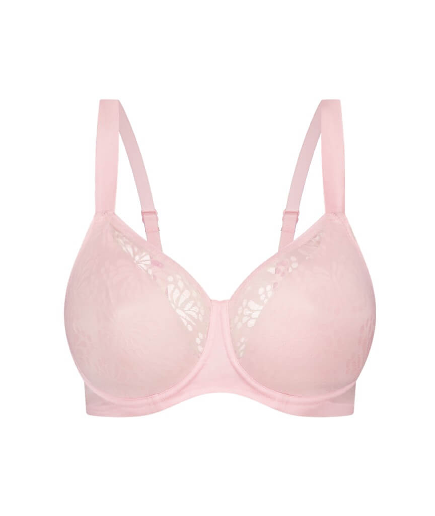 Triumph Lacy Minimizer Bra - Pink