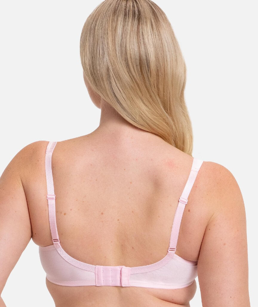 Triumph Lacy Minimizer 2 Pack Bra - Pink/Prussian Blue