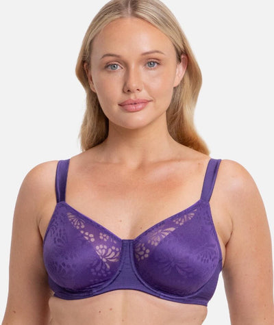 Triumph Lacy Minimizer 2 Pack Bra - Pink/Prussian Blue