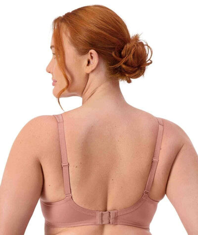 Triumph Lacy Minimizer 2 Pack Bra - Toasted Almond\Cherry Rose Bras
