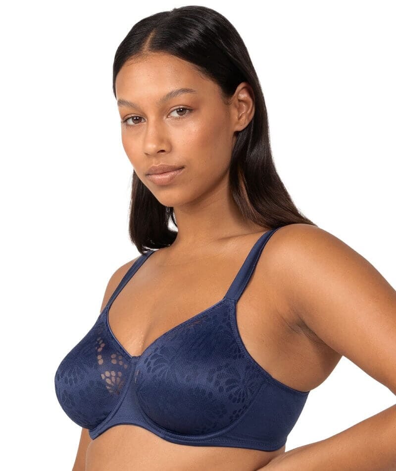 Wacoal womens Visual Effects Wire Free Minimizer Bra, Sand, 36D US at   Women's Clothing store