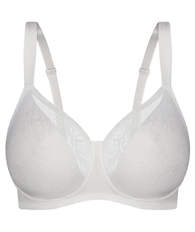 Triumph Lacy Minimizer Bra - White