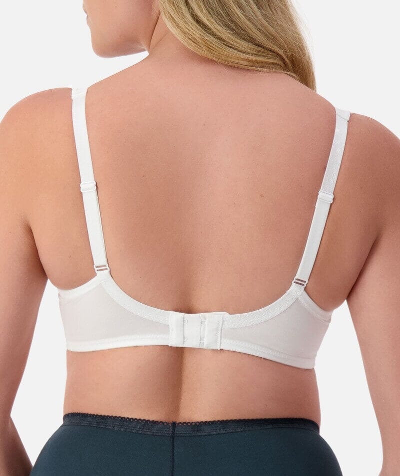 Triumph Lacy Minimizer Bra - White