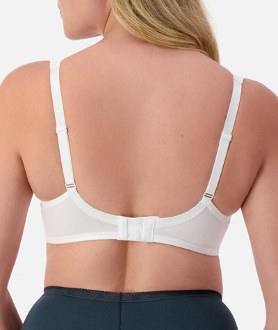 Triumph Lacy Minimizer Bra - White
