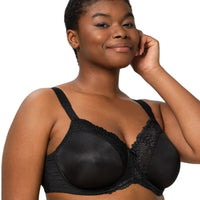 Triumph Ladyform Soft Minimizer Bra - Black - Curvy Bras