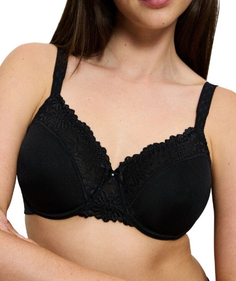 Triumph Ladyform Soft Minimizer Bra - Black Bras 