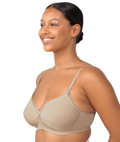 Triumph Mamabel Nature Non Wired Maternity Bra 36C White - Roopsons