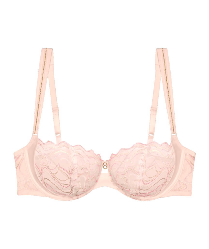 Triumph Palina Waves of Glow Balconette Underwire Non-Padded Bra - Porcelain