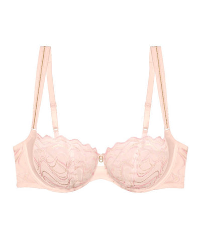 Triumph Palina Waves of Glow Balconette Underwire Non-Padded Bra - Porcelain