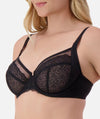 Triumph Sheer Balconette Bra - Black Bras