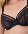 Triumph Sheer Balconette Bra - Black Bras