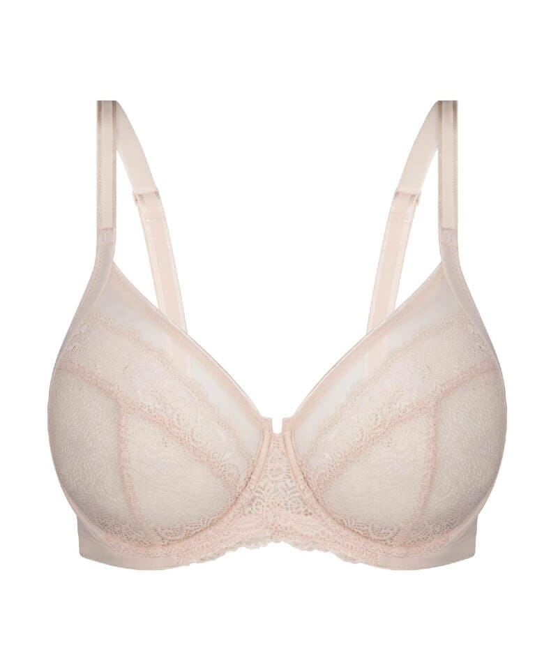 Triumph Sheer Balconette Bra - Nude Pink Bras 