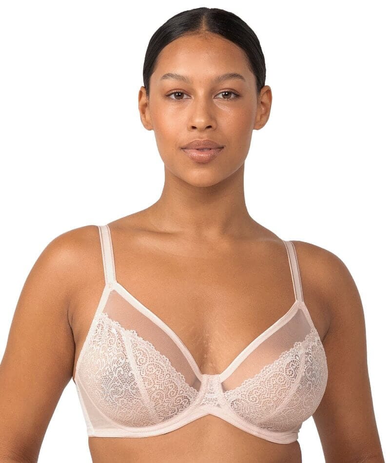 Triumph Sheer Minimizer Bra - Nude Pink Bras